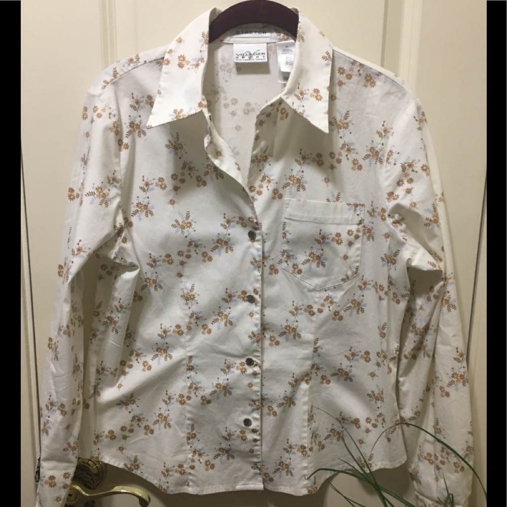 Villager Sport snap up blouse